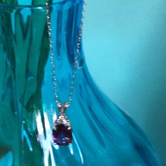 Genuine Amethyst Necklace - Picture 4 of 5
